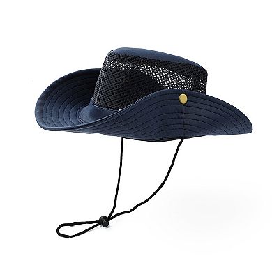Wide Brim Mesh Sun Hat Lightweight Breathable Outdoor Fishing Hiking Safari Hat