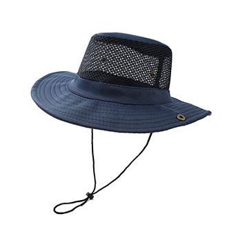 Wide Brim Mesh Sun Hat Lightweight Breathable Outdoor Fishing Hiking Safari Hat
