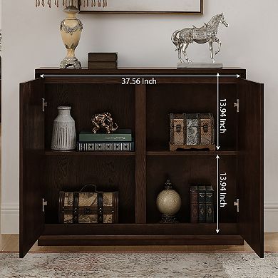 Mid Century Modern V-shape Storage Cabinet