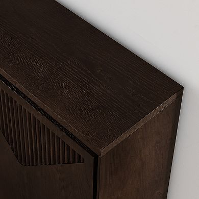 Mid Century Modern V-shape Storage Cabinet