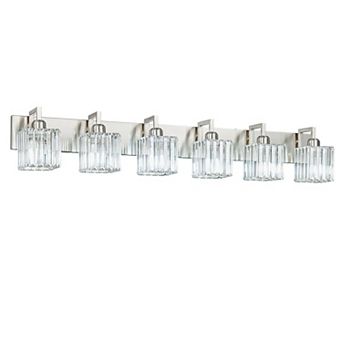 Modern Crystal Vanity Light Sleek Metal Wall Sconce for Bathroom and Home