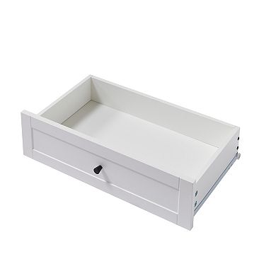 68" White Freestanding Tall Kitchen Cabinet