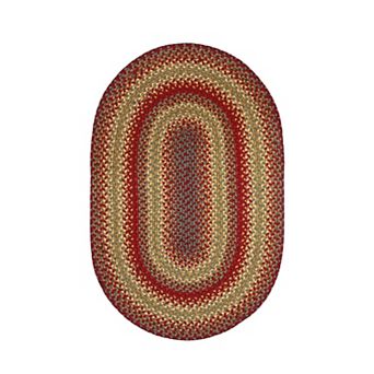 Homespice Premium Jute Braided Indoor Table Placemats Oval/Rectangular (13" x 19"), Set of 4