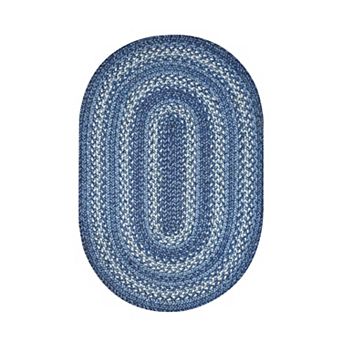 Homespice Premium Jute Braided Indoor Table Placemats Oval/Rectangular (13" x 19"), Set of 4