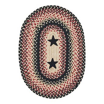 Homespice Premium Jute Braided Indoor Table Placemats Oval/Rectangular (13" x 19"), Set of 4