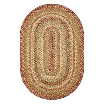 Homespice Premium Jute Braided Indoor Table Placemats Oval/Rectangular (13" x 19"), Set of 4