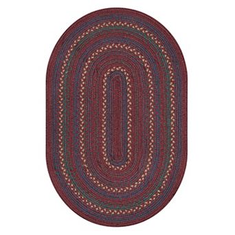 Homespice Premium Jute Braided Indoor Table Placemats Oval/Rectangular (13" x 19"), Set of 4