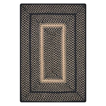 Homespice Premium Jute Braided Indoor Table Placemats Oval/Rectangular (13" x 19"), Set of 4