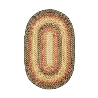 Homespice Premium Jute Braided Indoor Table Placemats Oval/Rectangular (13" x 19"), Set of 4