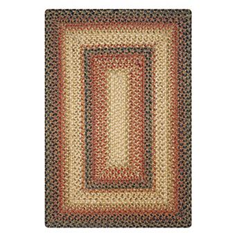 Homespice Premium Jute Braided Indoor Table Placemats Oval/Rectangular (13" x 19"), Set of 4