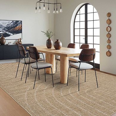 Washable Boho Large Neutral Farmhouse Soft Moroccan Stain Resistant Indoor Carpet for Bedroom