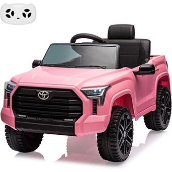 Licensed Toyota Kids Ride On Truck, 12V Electric Car w/LED Lights & Music
