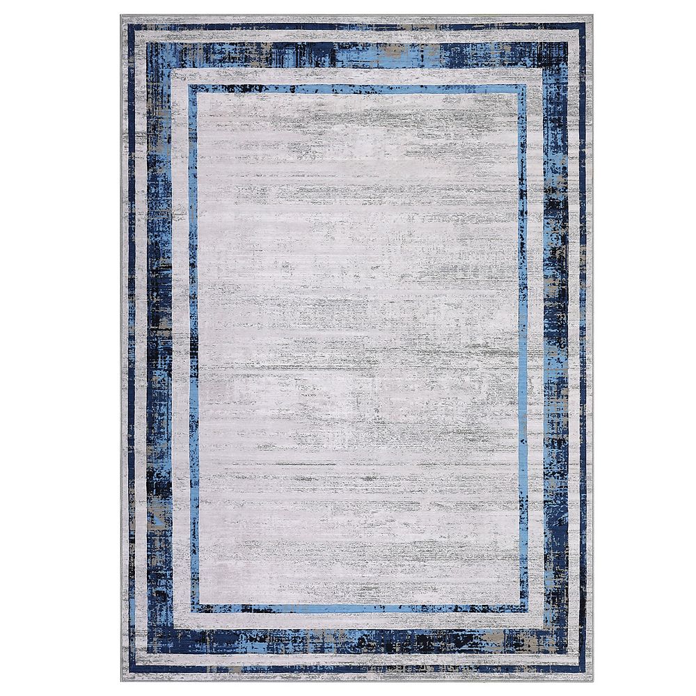 Pearl Velvet Dark Blue Rectangular Hallway Bathroom Entryway Kitchen ...