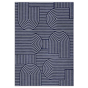 Modern Abstract Living Room Rug Non Slip Thin Washable Soft Low Pile Carpet Indoor Decorative Mat