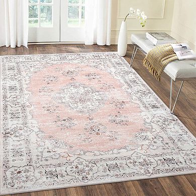 Polyester Imitation Cashmere Rectangular Hallway Bathroom Entryway Kitchen Office Washable Area Rug