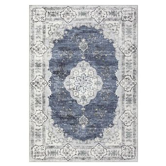Polyester Imitation Cashmere Rectangular Hallway Bathroom Entryway Kitchen Office Washable Area Rug
