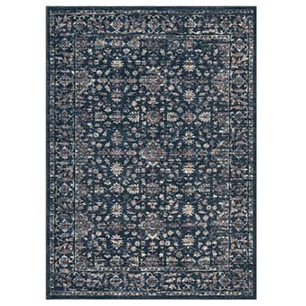 Washable Area Rugs, Non-Slip Stain Resistant Low Pile Vintage Oriental Home Decor
