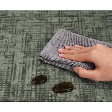 Modern Washable Rug Non Slip Neutral Plain Carpet Soft Low Pile Thin Floor for Office Living Room