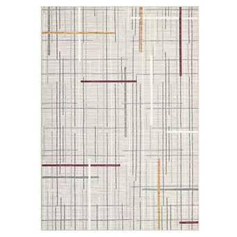 Polyester Yarn Cashmere Rectangular Hallway Bathroom Entryway Kitchen Office Foldable Geometric Rug