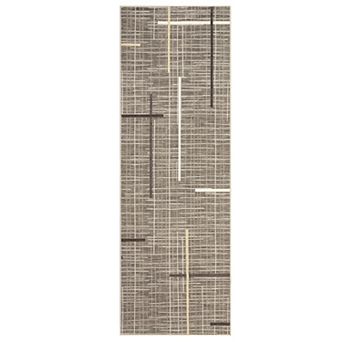 Polyester Yarn Cashmere Rectangular Hallway Bathroom Entryway Kitchen Office Foldable Geometric Rug