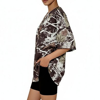 Women's Oversized Y2K Street T-Shirt Casual Crew Neck Short Sleeve Tee