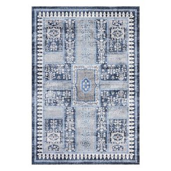 Area Rug Ultra Soft Washble Rug, Stain Resistant Anti Slip Backing Rugs for Living Room Bedroom