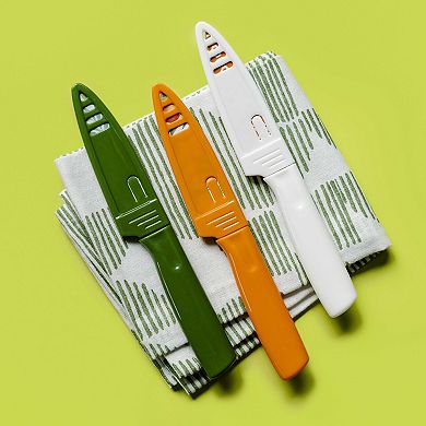 Dura Living Artistic Edge 3-Piece Printed Paring Set - Fruit Collection