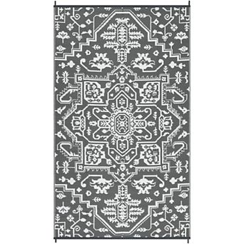 Waterproof Outdoor Patio Rug Mat Reverisble Plastic Straw Rug for RV Camping Picnic Beach Balcony