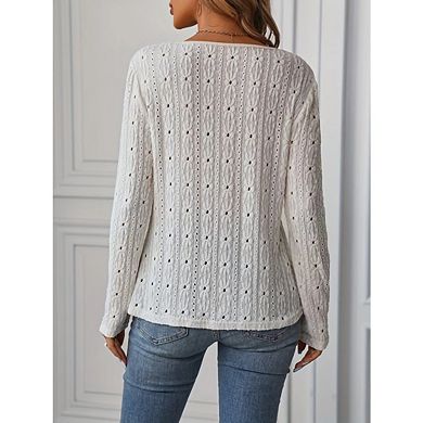 Women's Vintage Floral Boho Puff Sleeve Blouse V-Neck Button Down Embroidered Shirts