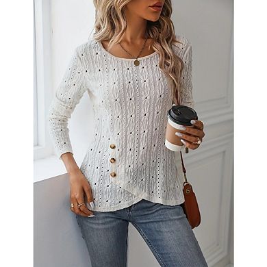 Women's Vintage Floral Boho Puff Sleeve Blouse V-Neck Button Down Embroidered Shirts