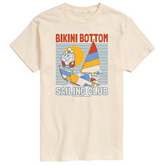 Men's SpongeBob SquarePants Bikini Bottom Sailing Club Graphic Tee