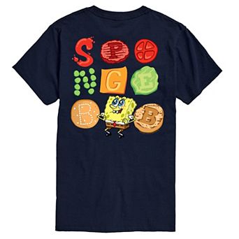 Men's SpongeBob SquarePants Krabby Patty Graphic Tee