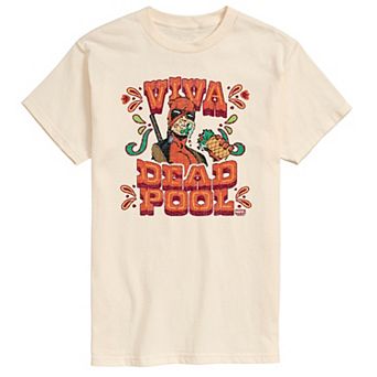 Men's Marvel Deadpool Distressed Graphic Tee