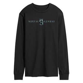 Men's Mortal Kombat II Logo Long Sleeve Graphic Tee