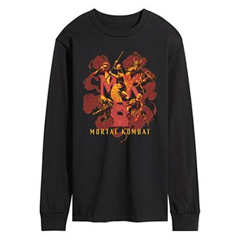 Men's Mortal Kombat II Collage Long Sleeve Graphic Tee