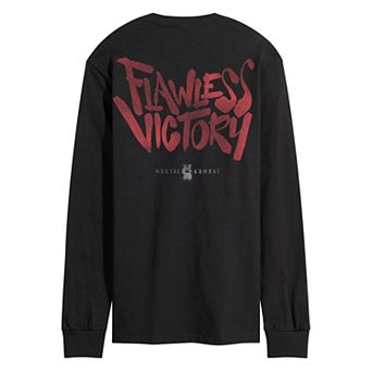 Men's Mortal Kombat II Shao Kahn Flawless Victory Long Sleeve Graphic Tee