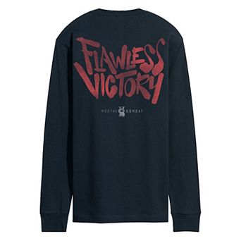 Men's Mortal Kombat II Shao Kahn Flawless Victory Long Sleeve Graphic Tee