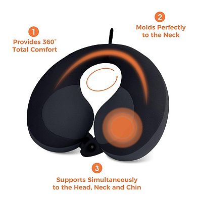 Chin Supporting Travel Neck Pillow Head Support Comfort Design Ideal