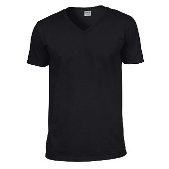Gildan Unisex Adult Softstyle V Neck T-Shirt