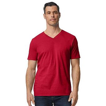 Gildan Unisex Adult Softstyle V Neck T-Shirt