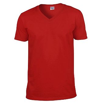 Gildan Unisex Adult Softstyle V Neck T-Shirt