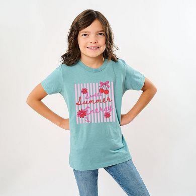 Sweet Summer Energy Cherries - Youth Short Sleeve Graphic T-Shirt