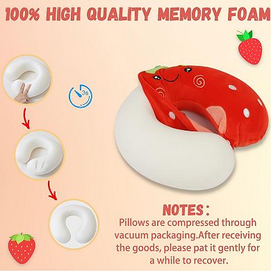 Neck Pillow Eye Mask Memory Foam Travel Headrest