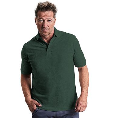 Russell Mens 100% Cotton Short Sleeve Polo Shirt