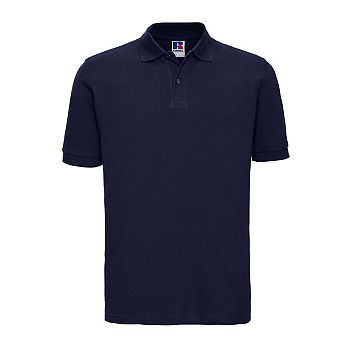Russell Mens 100% Cotton Short Sleeve Polo Shirt
