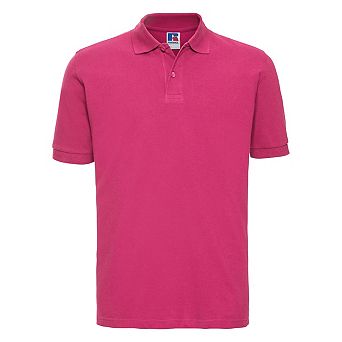 Russell Mens 100% Cotton Short Sleeve Polo Shirt