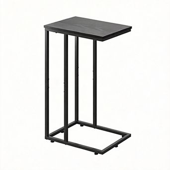 C Shaped End Table TV Tray Table Home Dorm