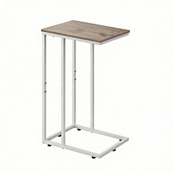 C Shaped End Table TV Tray Table Home Dorm