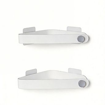 Shower Corner 90° Adhesive Shelves Bathroom Storage 2 Pack