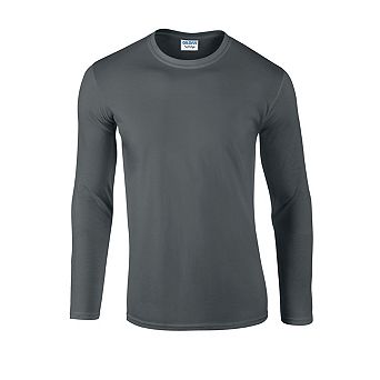 Gildan Unisex Adult Softstyle Plain Long-Sleeved T-Shirt